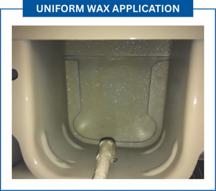 Uniform Wax Application